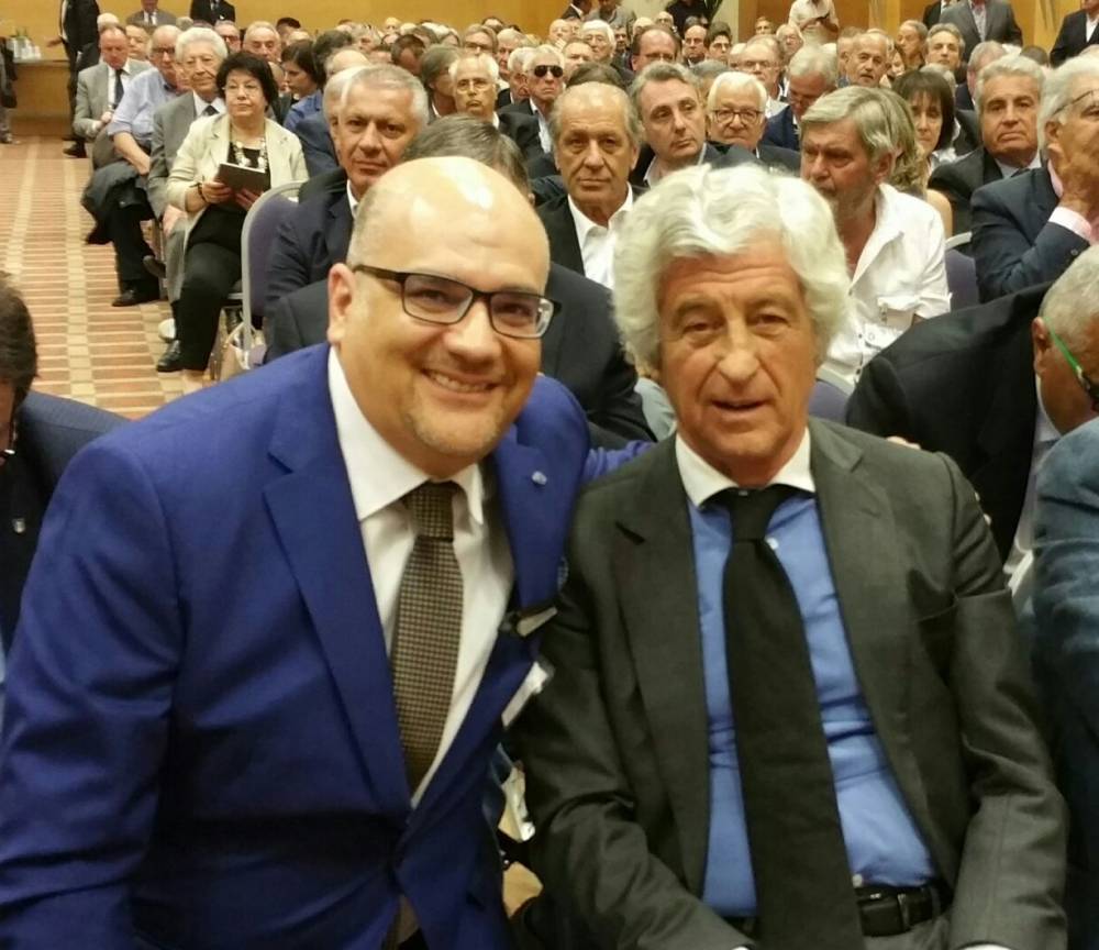 Con il grande Gianni RIVERA